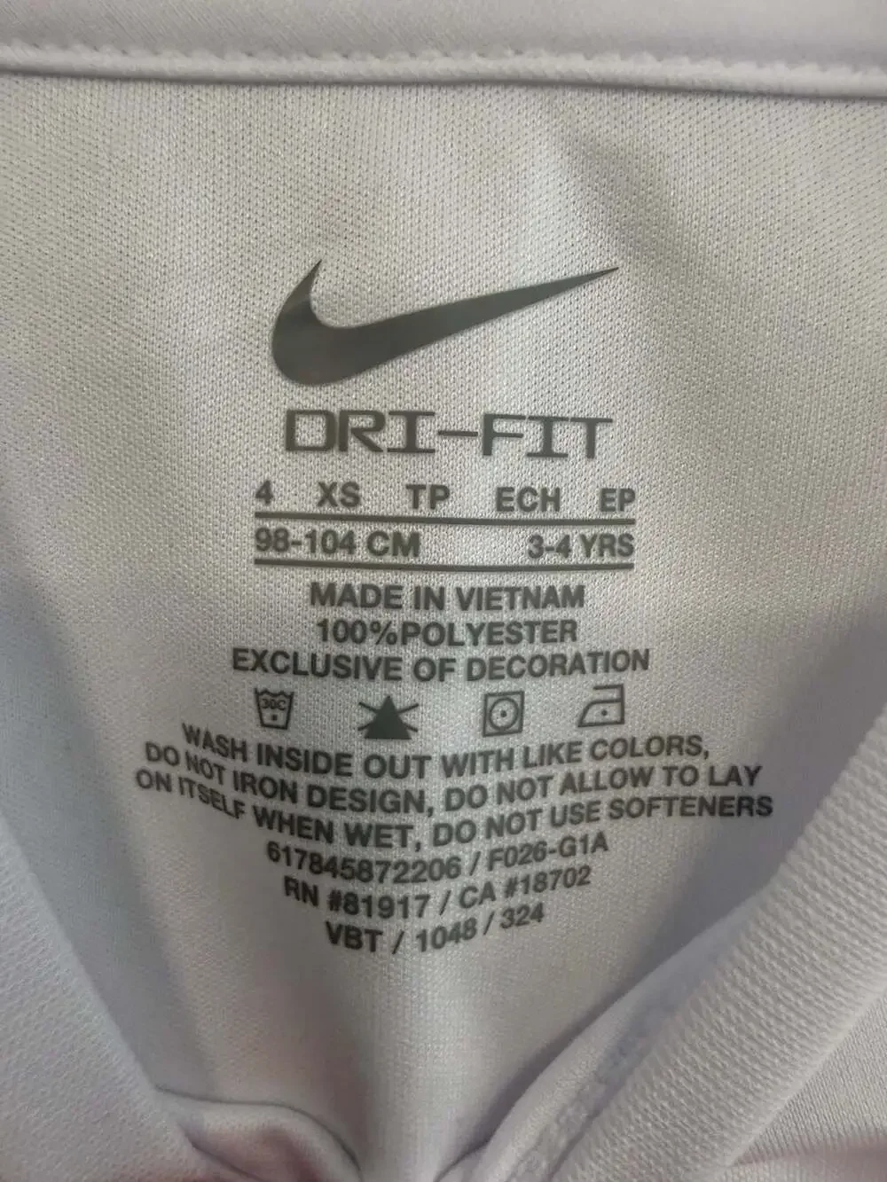 Nike Kids' Dri-FIT Just Do It 2-Piece T-Shirt and Shorts Set, Size 4 - Picture 4 of 5